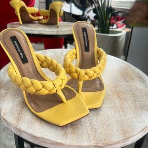 BCBGMaxazria braided sandals